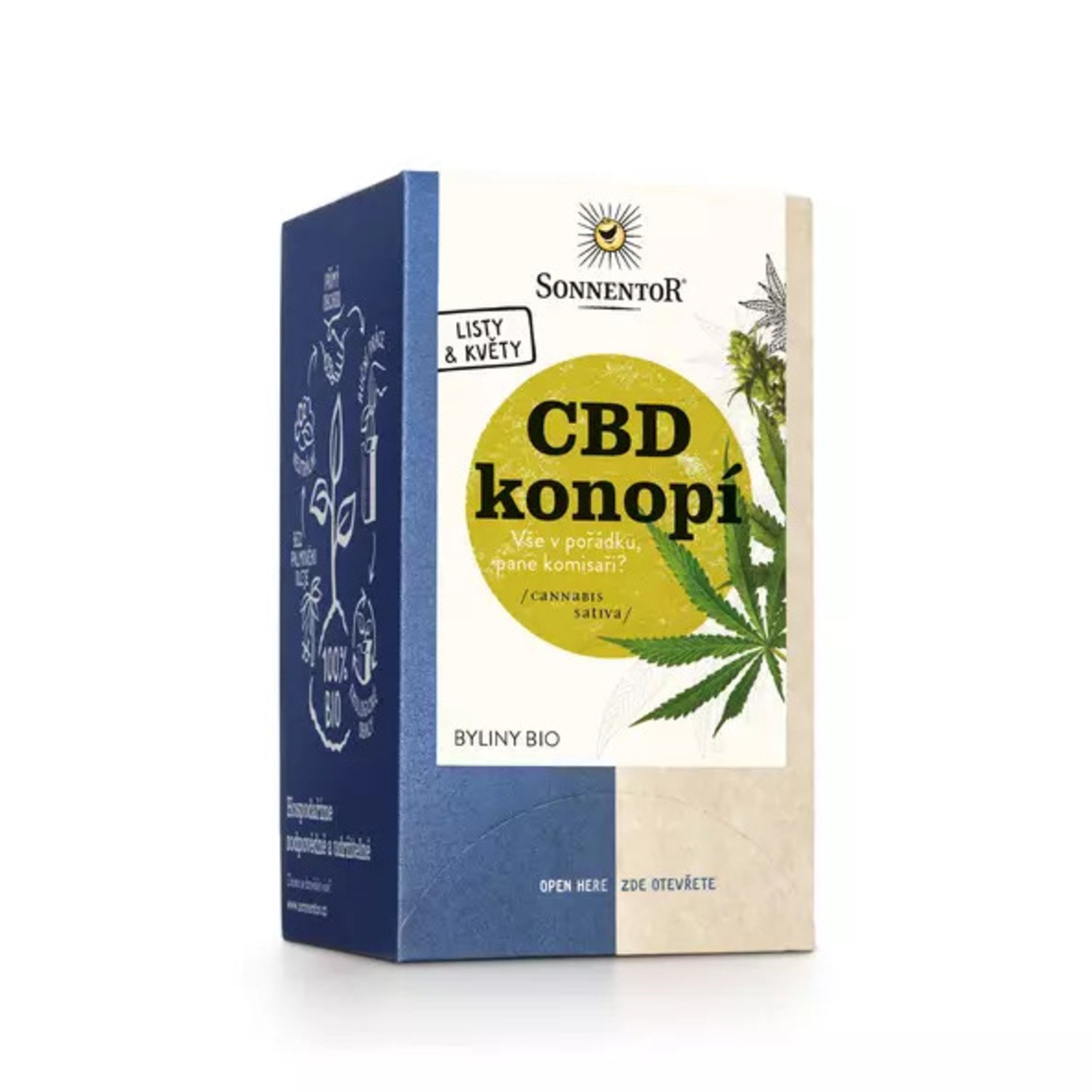 Sonnentor Konopí CBD BIO Porcovaný 21,6 g