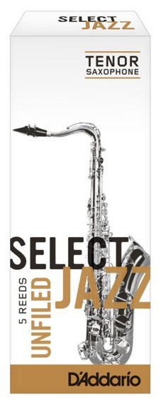 Rico RRS05TSX2S Select Jazz - Tenor Saxophone Reeds - Unfiled - 2 Soft - 5 Box
