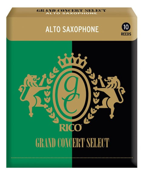 Rico RGC10ASX250 - Grand Concert Select - Alto Sax Reeds 2.5 - 10 Box