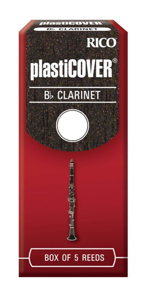 Rico RRP05BCL400 Plasticover - Bb Clarinet Reeds 4.0 - 5 Box