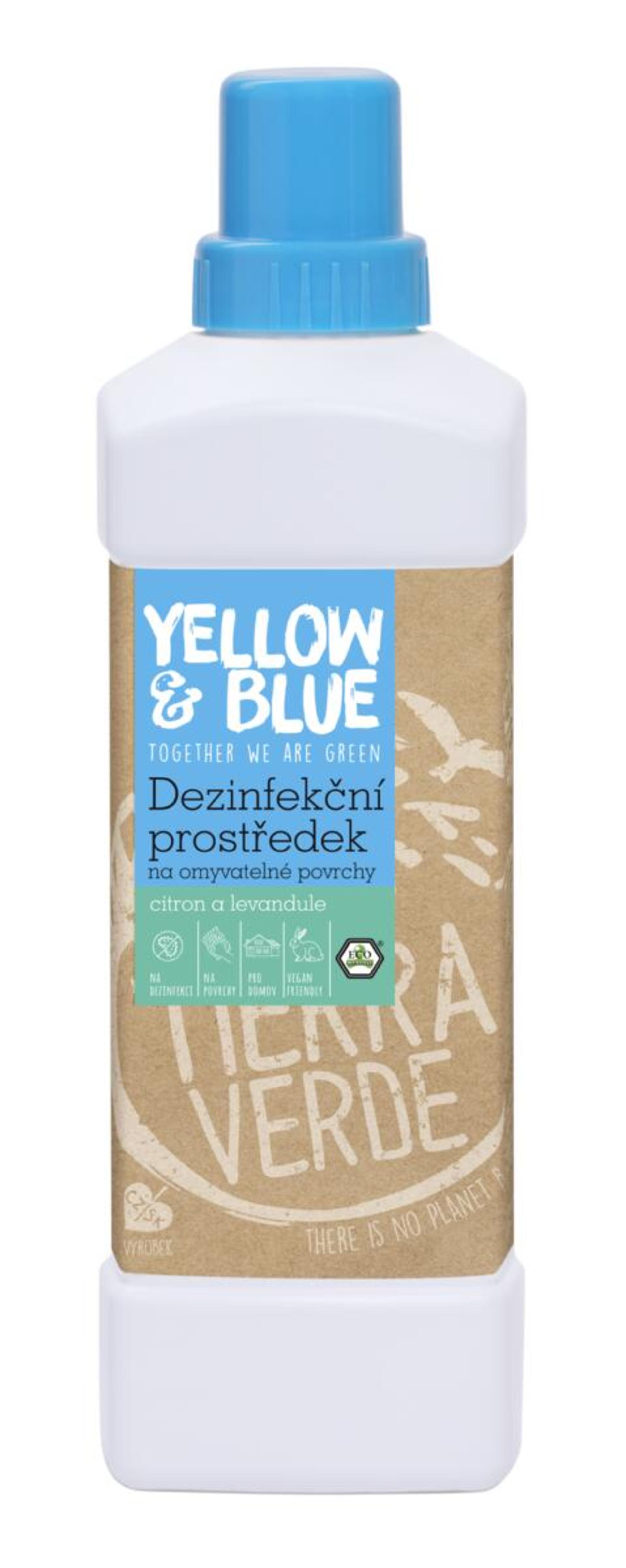Tierra Verde Dezinfekční prostředek na omyvatelné povrchy citron a levandule 1000 ml