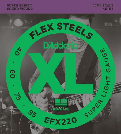 D'Addario EFX220 Bass Super Light - .040 - .095