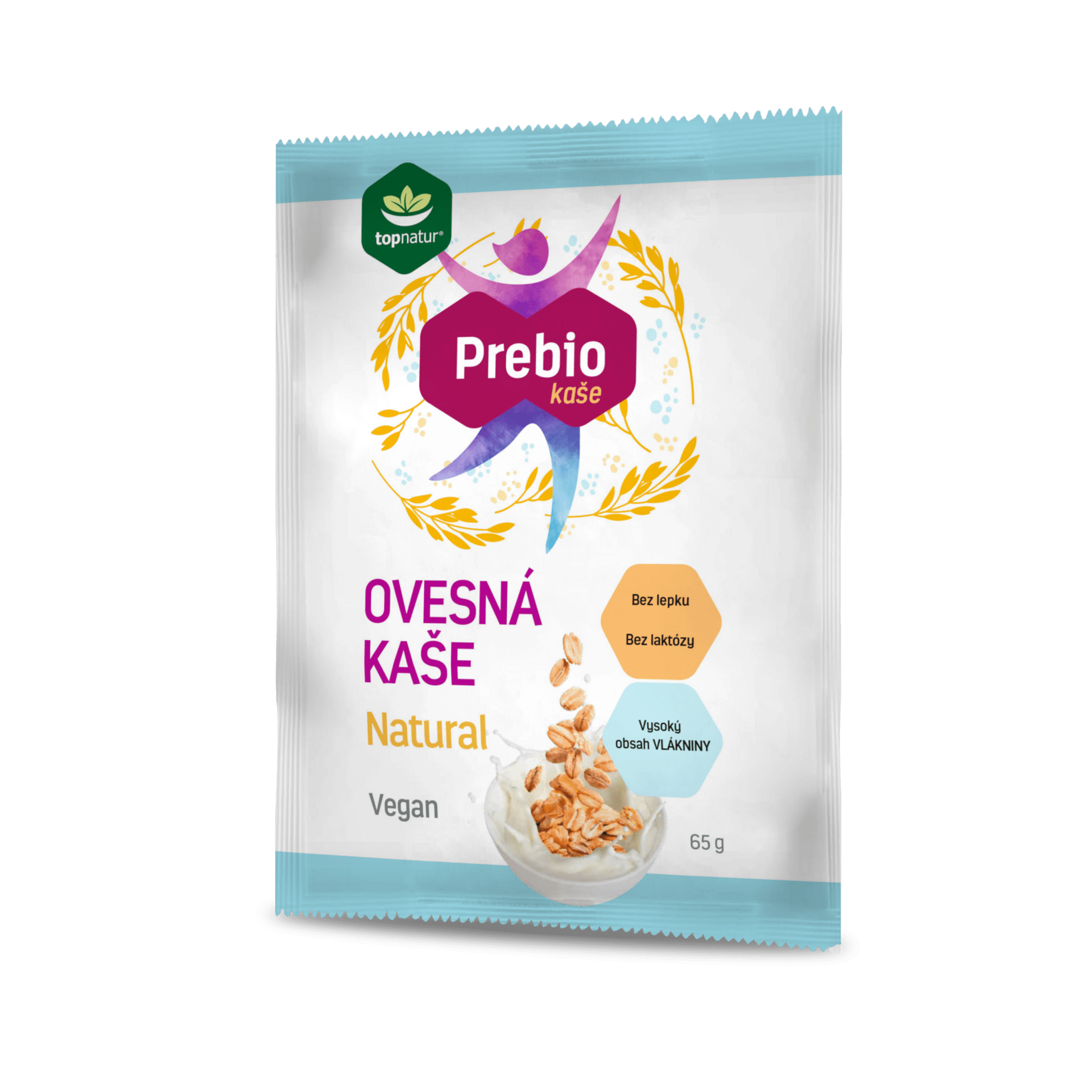 Topnatur Prebio Ovesná kaše natural 65 g