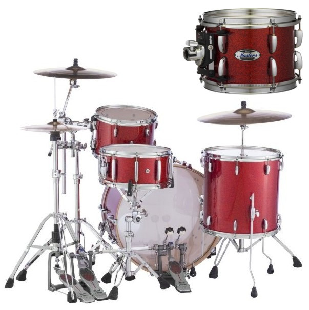 Pearl Masters Maple Complete MCT943XEP/C Inferno Red Sparkle