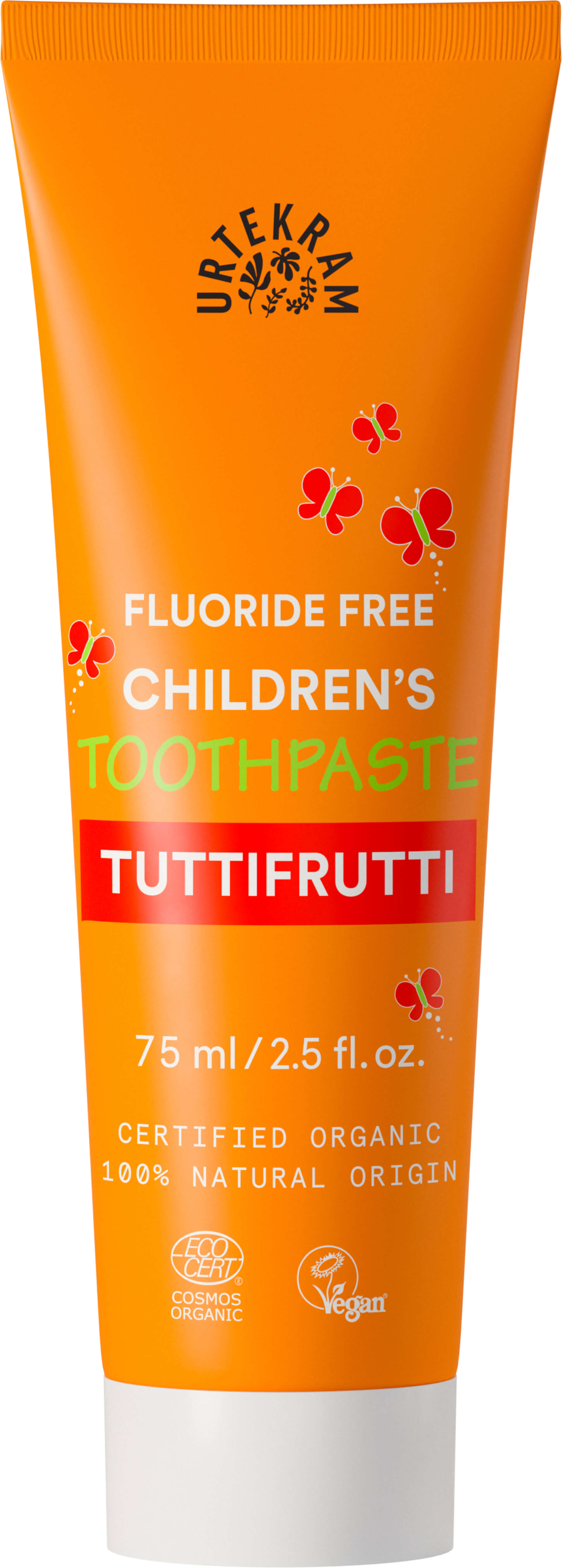 Urtekram Dětská zubní pasta Tutti frutti BIO 75 ml