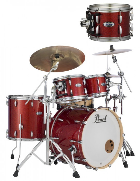 Pearl Masters Maple Complete MCT904XEP/C Inferno Red Sparkle