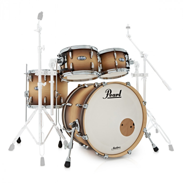 Pearl MCT924XEFP Masters Maple Complete - Satin Natural Burst