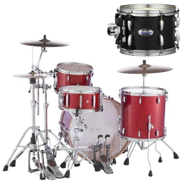 Pearl Masters Maple Complete MCT943XEP/C Matte Caviar Black