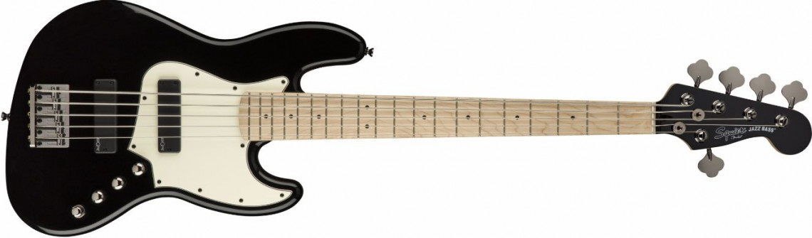 Fender Squier Contemporary Active Jazz Bass V HH Black Maple