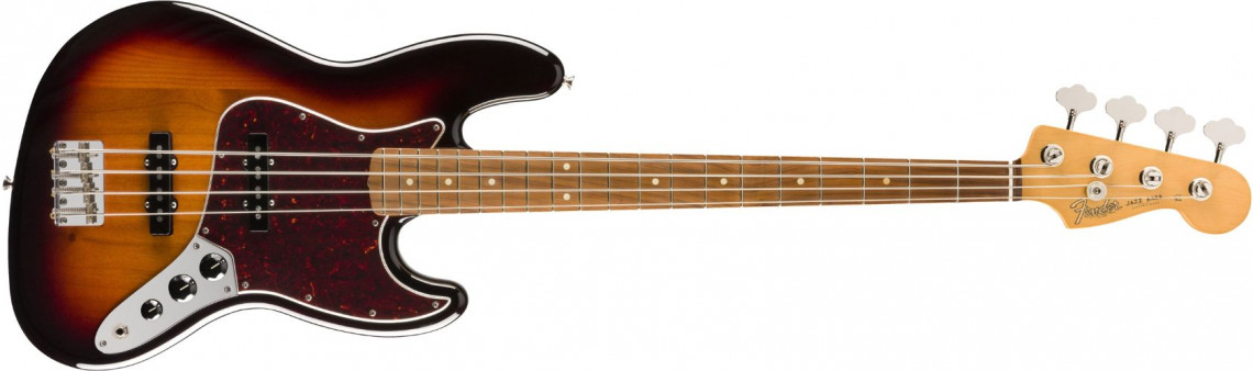 Fender Vintera 60s Jazz Bass 3-Color Sunburst Pau Ferro
