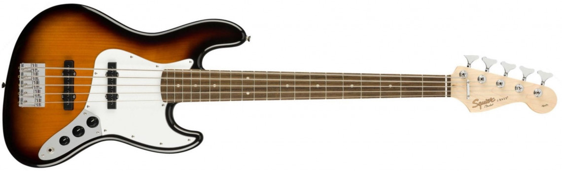 Fender Squier Affinity Jazz Bass V Brown Sunburst Laurel