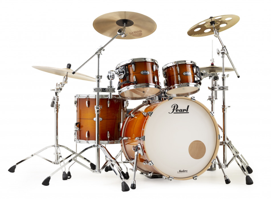 Pearl MCT924XEFP/C840  Masters Maple Complete - Almond Red Stripe