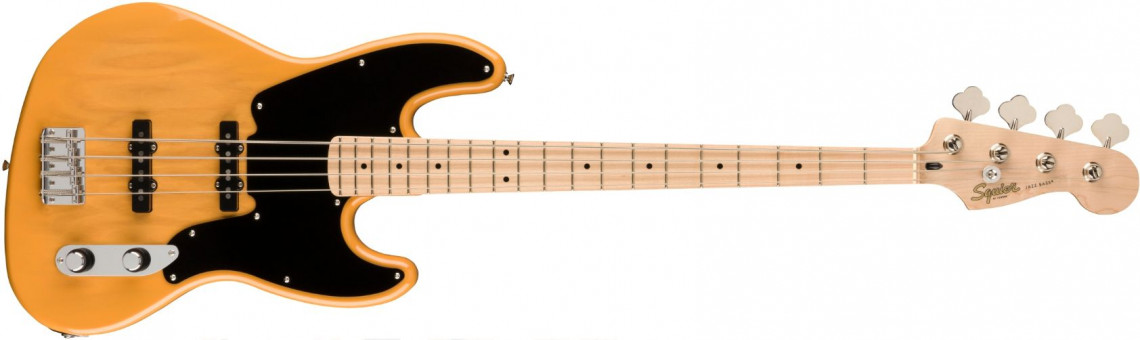 Fender Squier Paranormal Jazz Bass 54 Butterscotch Blonde Maple