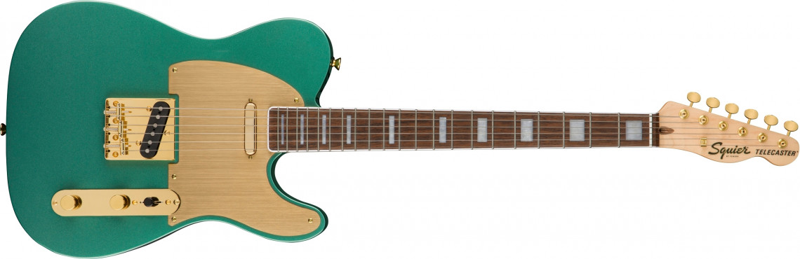 Fender Squier 40th Anniversary Telecaster Gold Edition - Sherwood Green