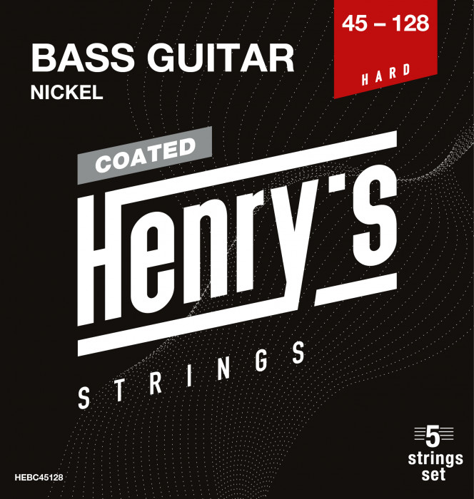 Henry’s HEBC45128 Coated Bass Nickel - 045“ - 128”