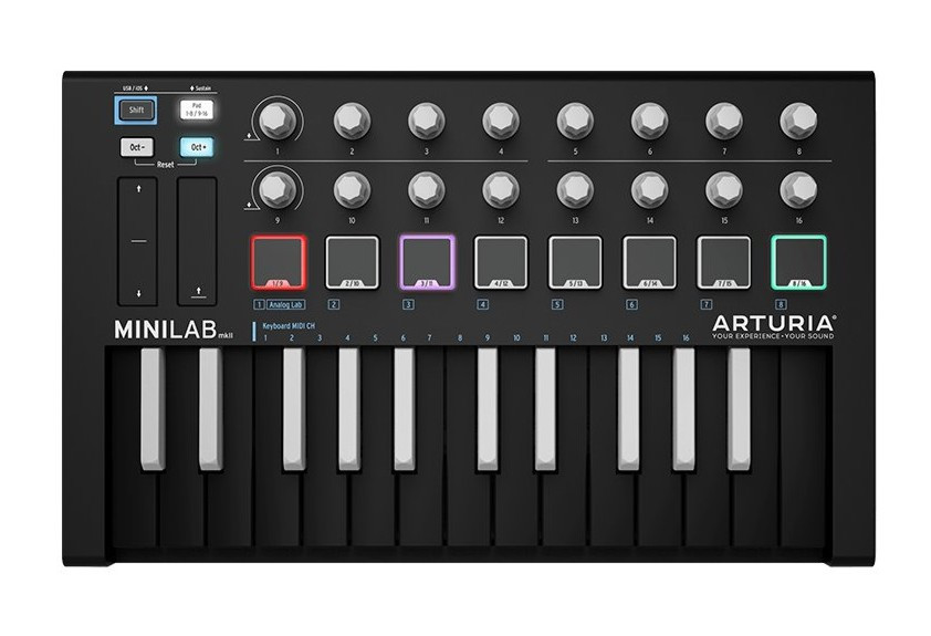 Arturia MiniLab MKII Inverted