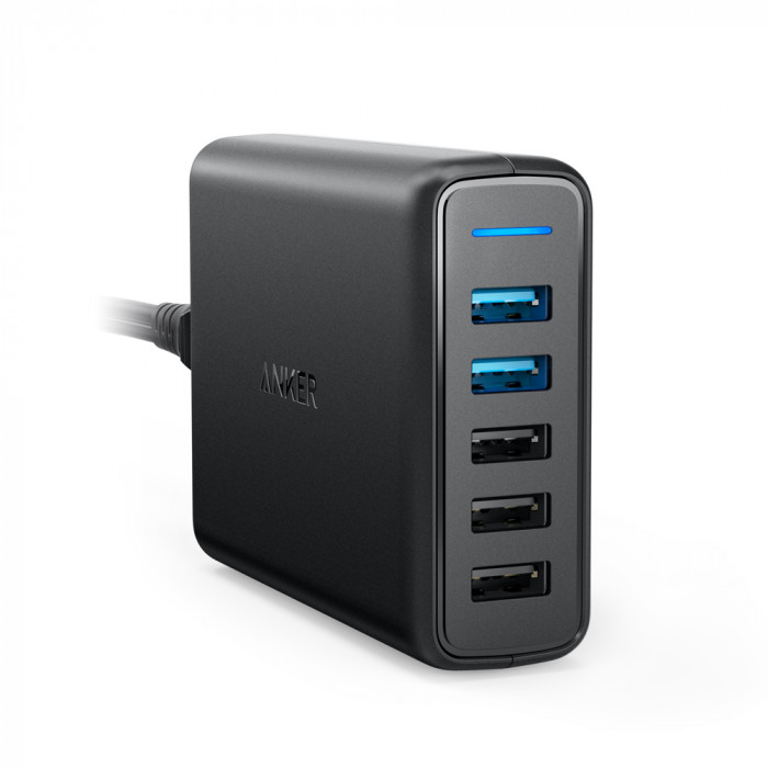 Anker PowerPort 5 with Dual QC 3.0 63W USB-A