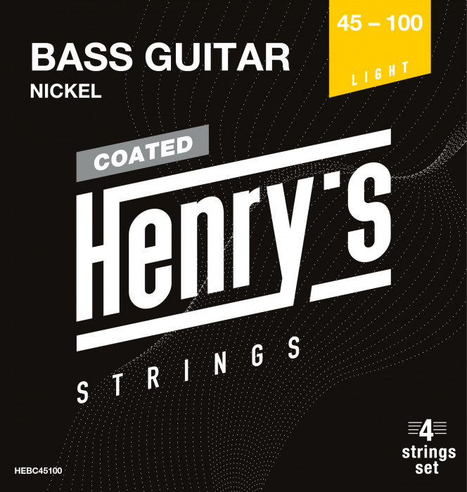 Henry’s HEBC45100 Coated Bass Nickel - 045“ - 100”