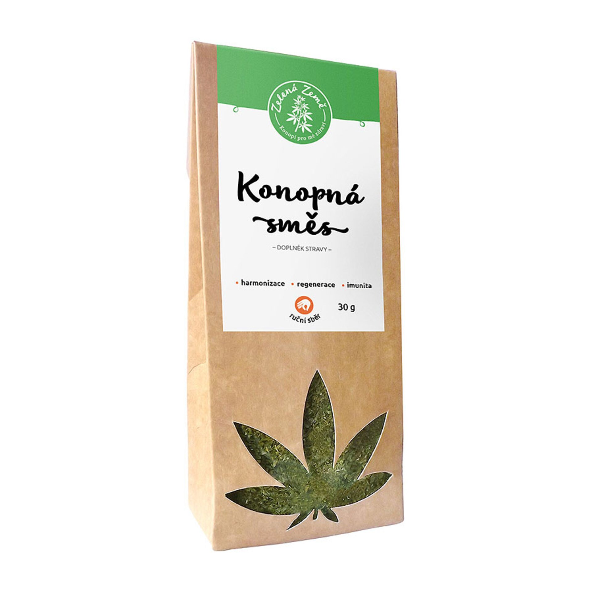 Zelená země Konopný čaj - sypaný 30 g