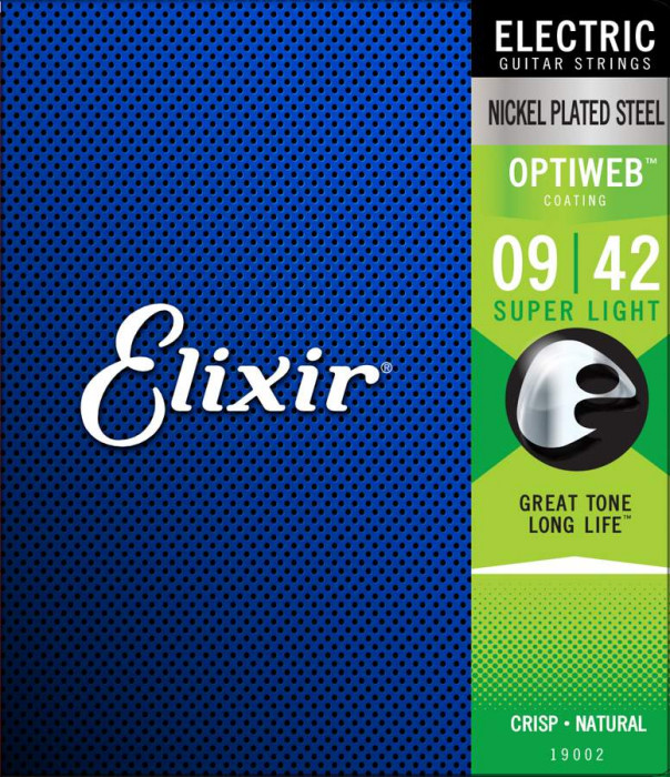 Elixir 16550 Optiweb Super Light (9-42) 3-pack 2+1 zdarma