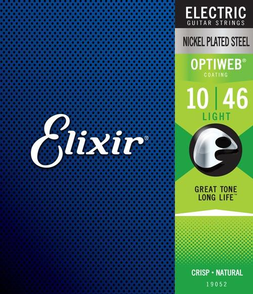 Elixir 16552 Optiweb Light (10-46) 3-pack 2+1 zdarma