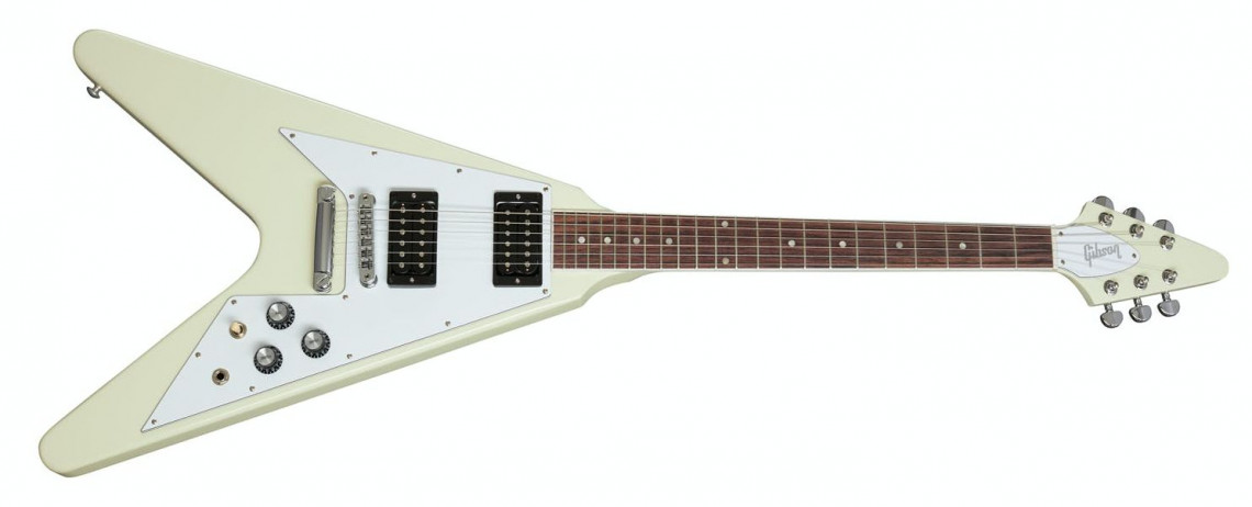 Gibson 70s Flying V Classic White