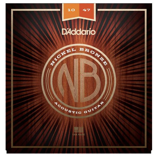 D'Addario NB1047 Nickel Bronze Acoustic Extra Light