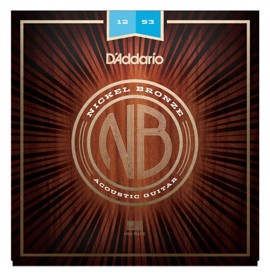 D'Addario NB1253 Nickel Bronze Acoustic Light