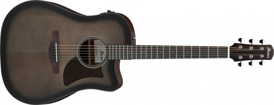 Ibanez AAD50CE-TCB - Transparent Charcoal Burst Low Gloss