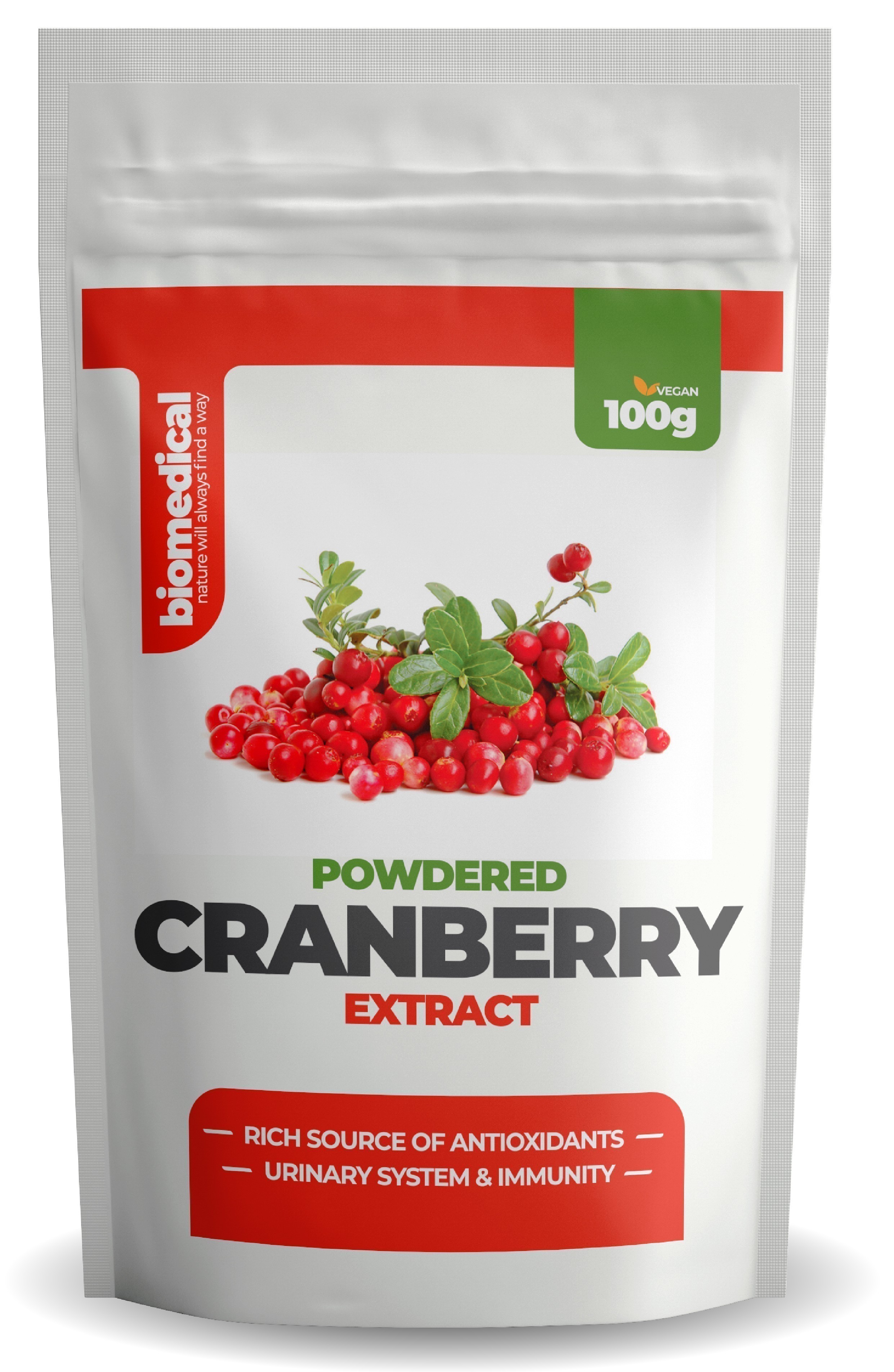Cranberry Extract - brusinkový extrakt 100g