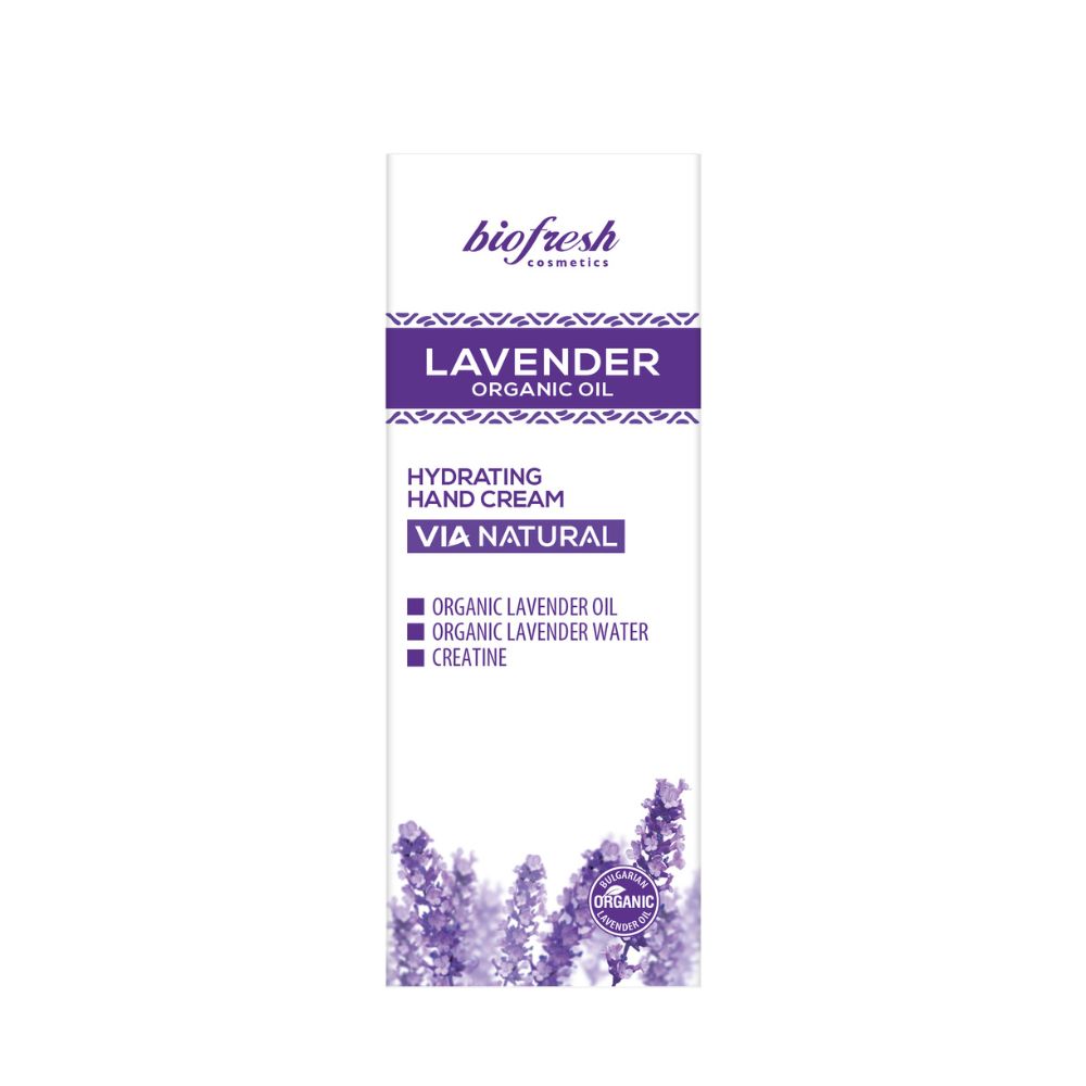 Lavender Organic Oil Hydratační krém na ruce s organickým levandulovým olejem Lavender 50ml