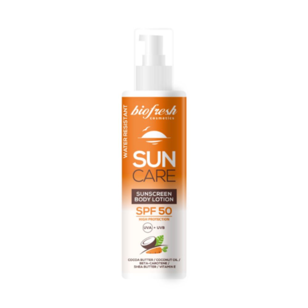 Biofresh Ltd. Opalovací tělové mléko SPF 50 s pumpičkou Biofresh Sun Care 200ml