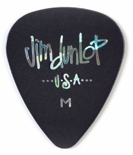 Dunlop 483P03MD Classic Celluloid Black