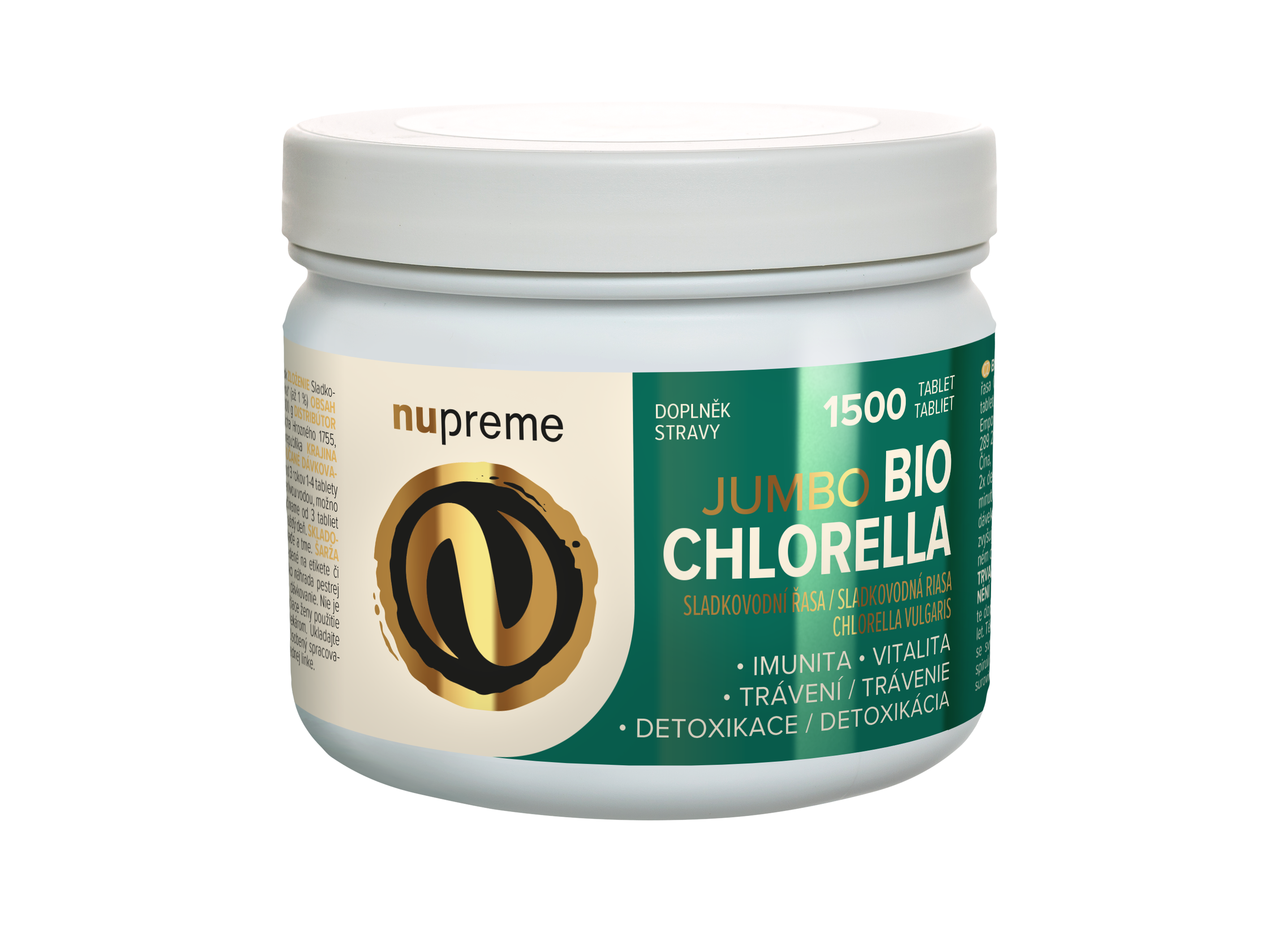 Chlorella Jumbo 1500 tbl. BIO NUPREME