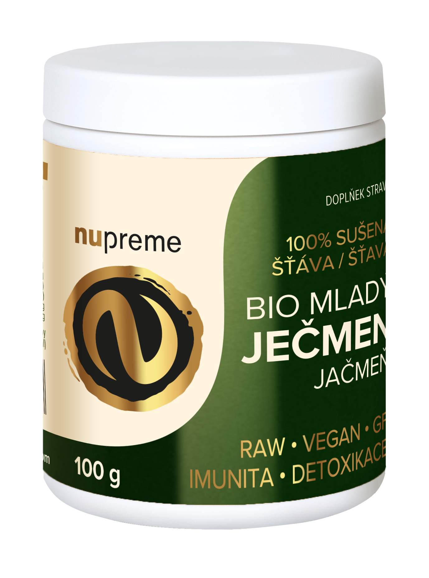 Mladý ječmen premium 100 g BIO NUPREME