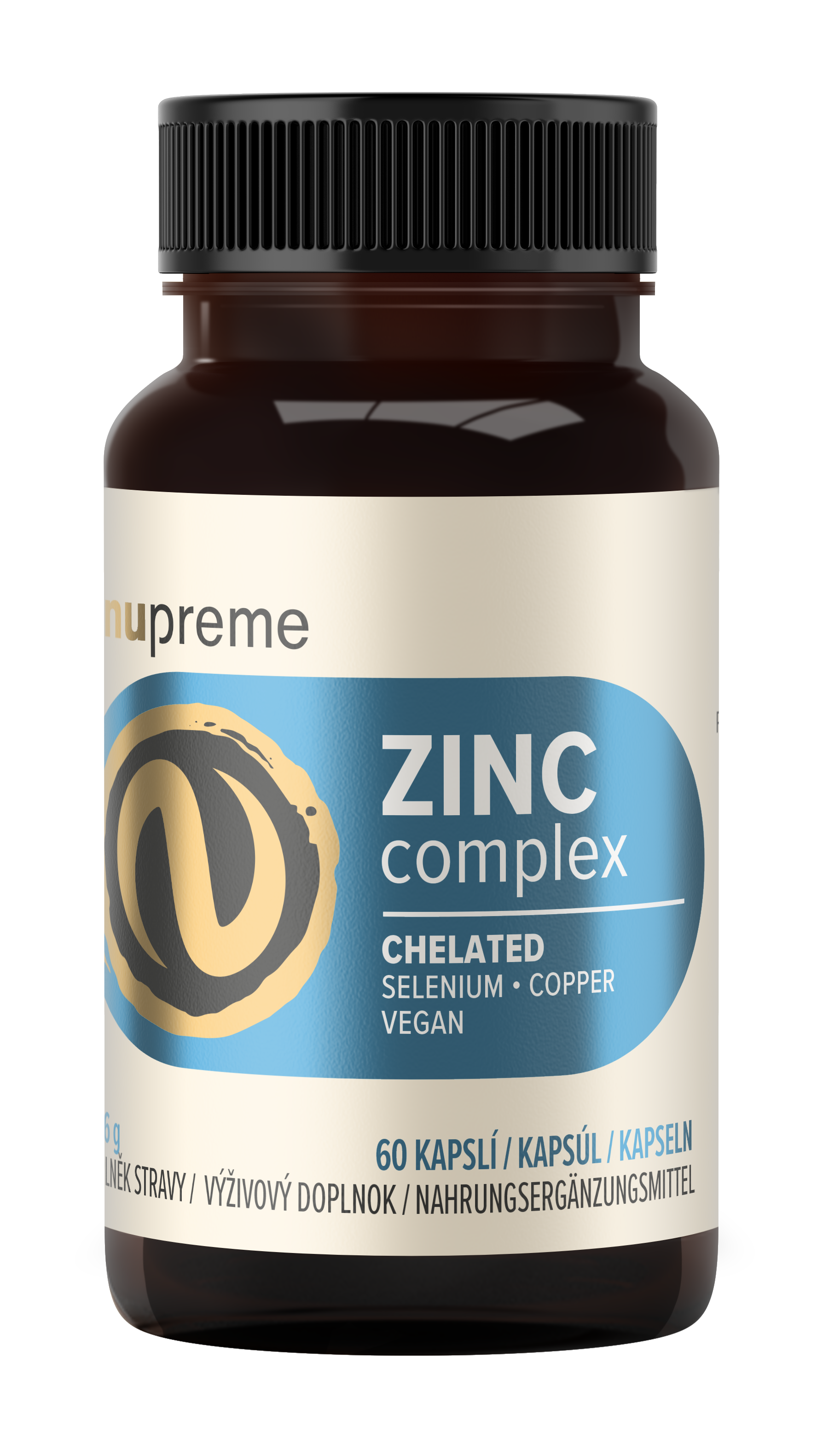 Zinek chelát 60 kapslí NUPREME