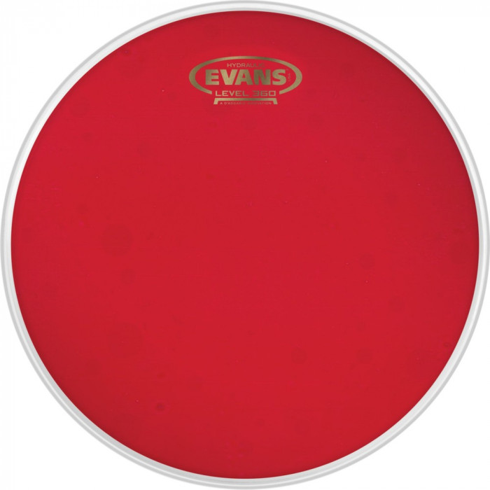 Evans BD20HR Hydraulic Red 20” Clear Bass