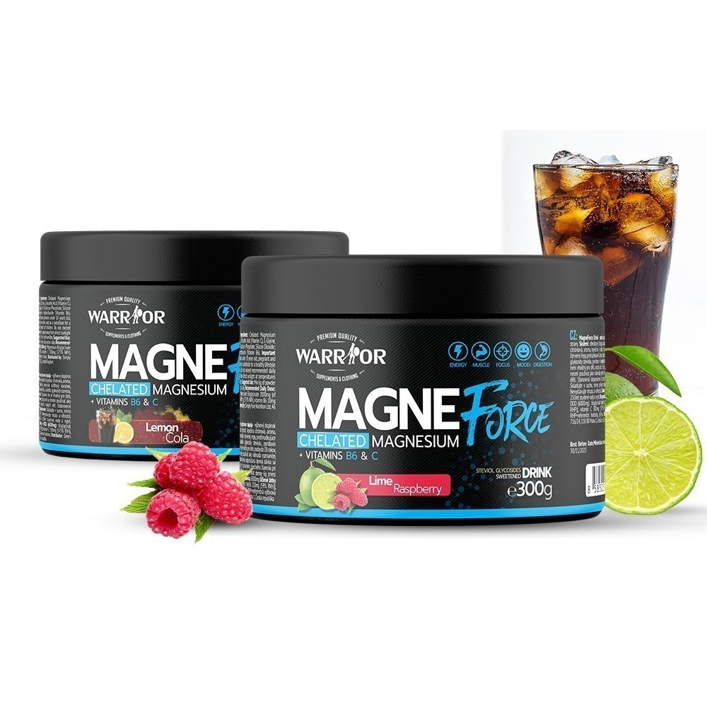 MagneForce Drink - Magnesium chelát + B6 300g Lemon Cola