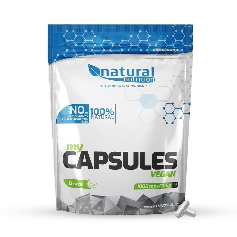 Veganské Kapsle MyCapsules Vegan 0 1000 caps
