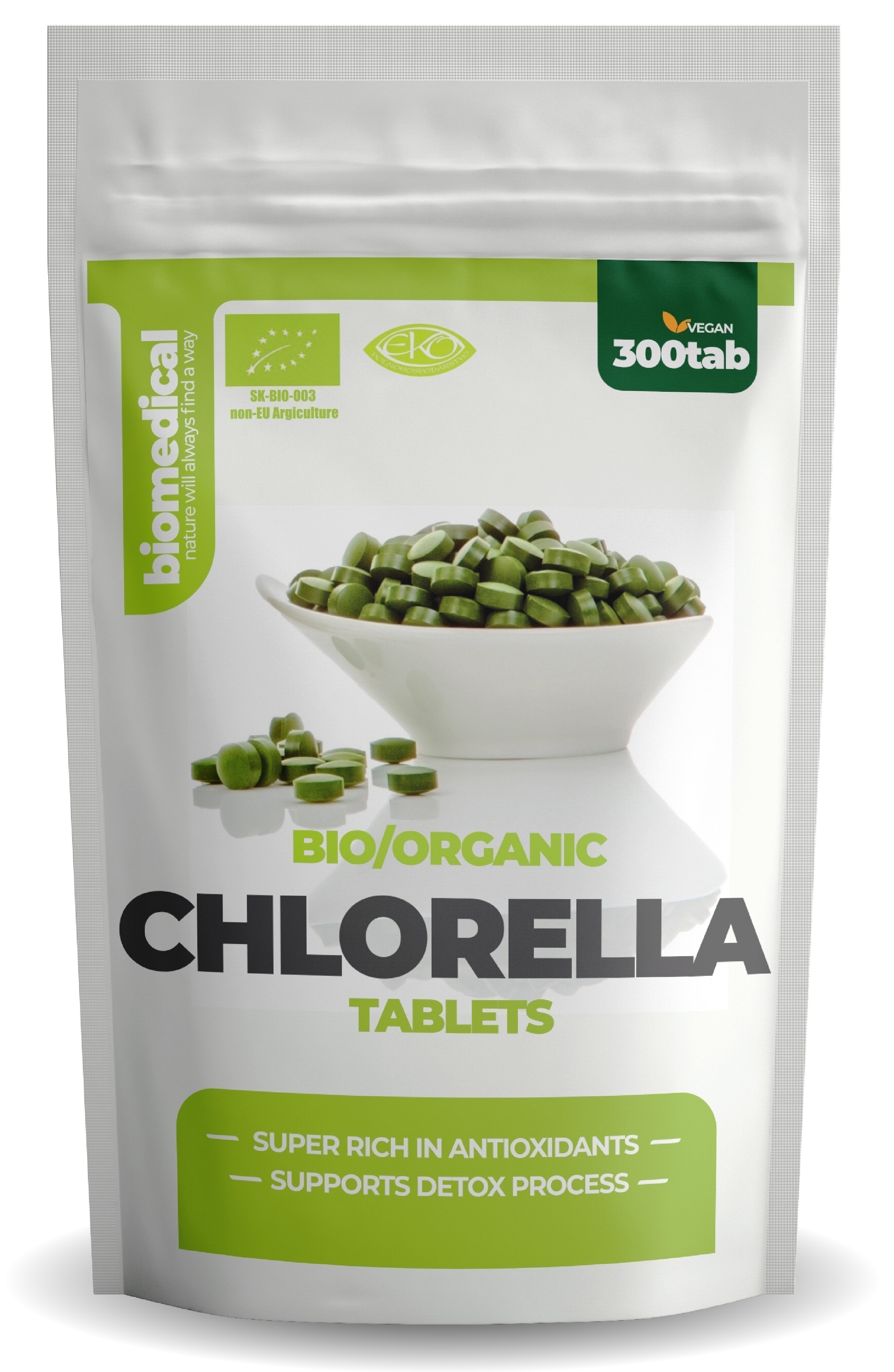 Bio Chlorella tablety 300 tab