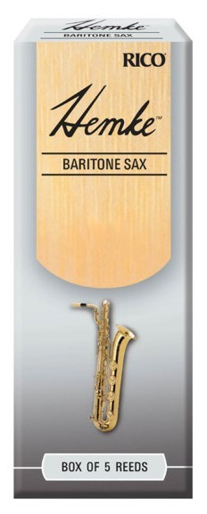 Rico RHKP5BSX400 Hemke - Bari Sax Reeds 4.0 - 5 Box