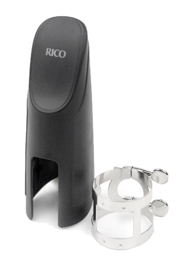 Rico RBS1N Ligature & Cap - Bari Sax - Nickel Plated