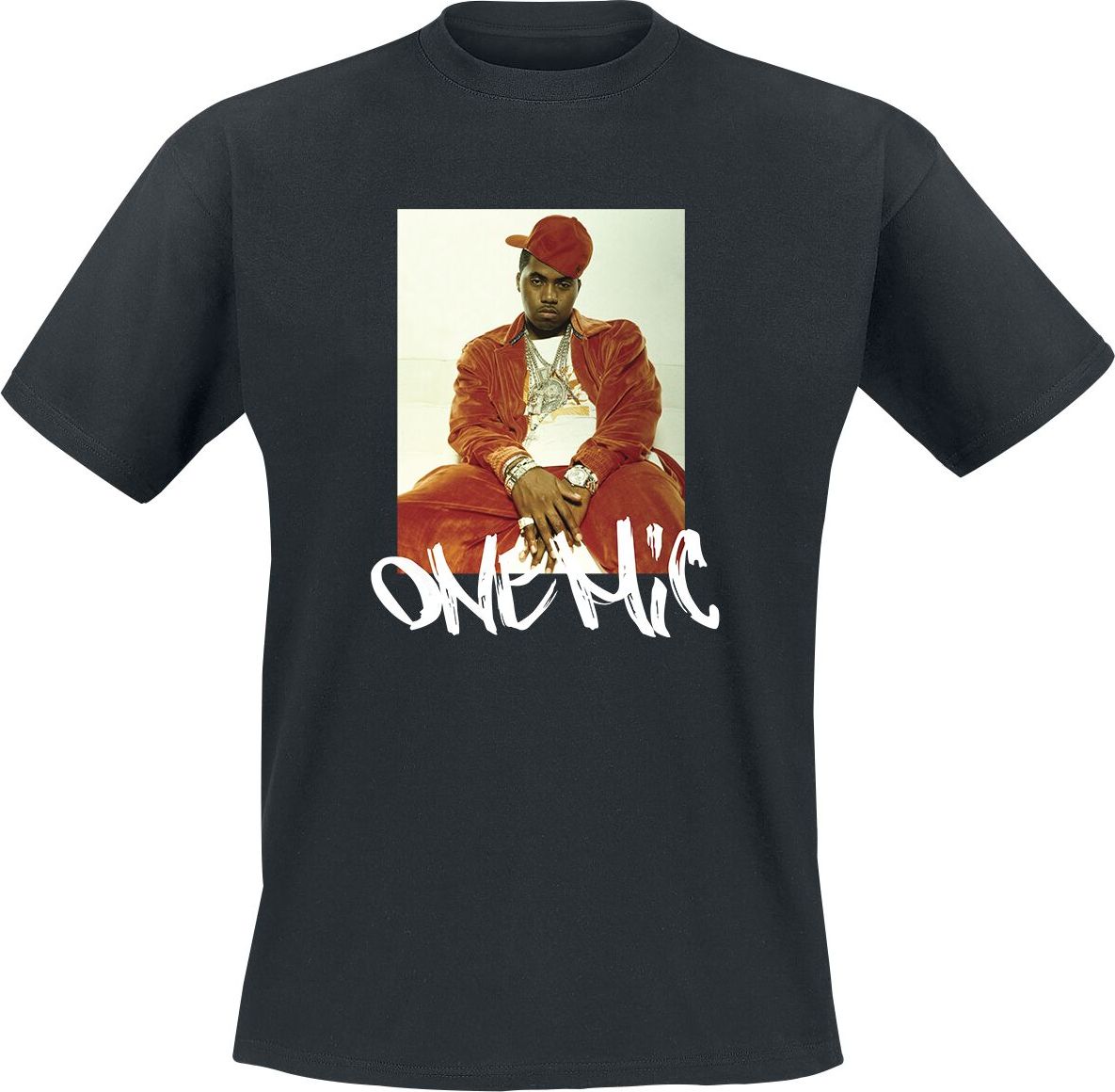 Nas Stillmatic One Mic Tričko černá