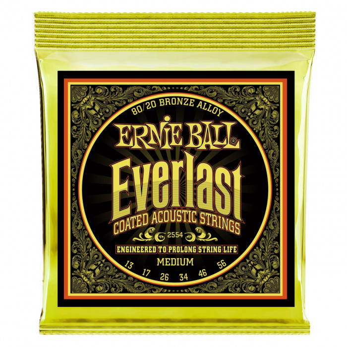 Ernie Ball 2554 Everlast 80/20 Bronze Medium 13-56