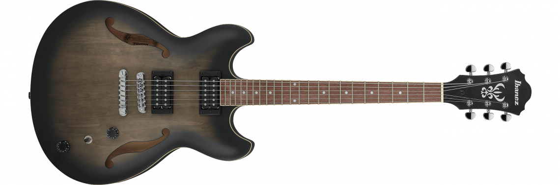 Ibanez AS53-TKF - Transparent Black Flat