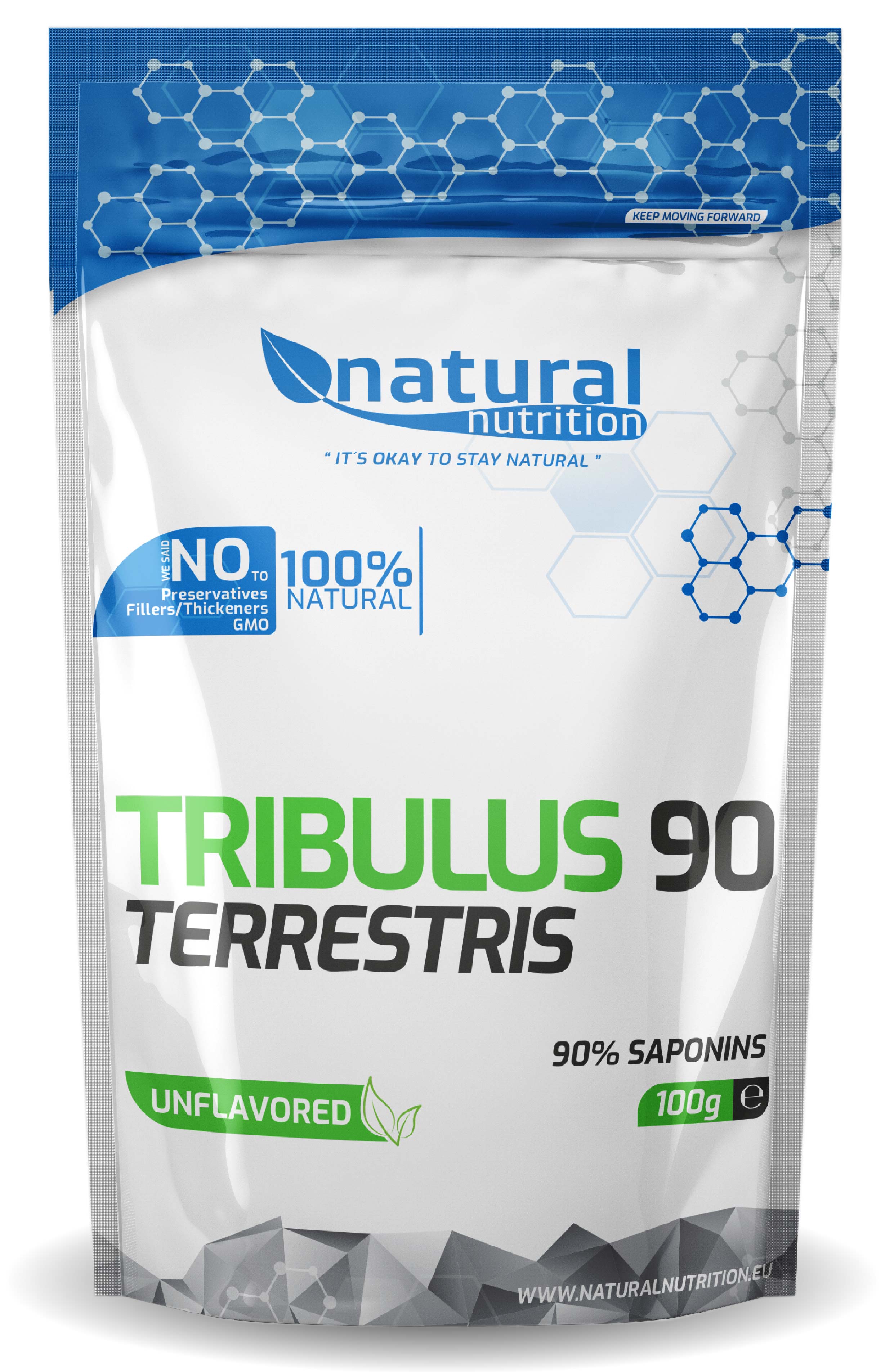 Tribulus Terrestris 90% saponinů Natural 100g