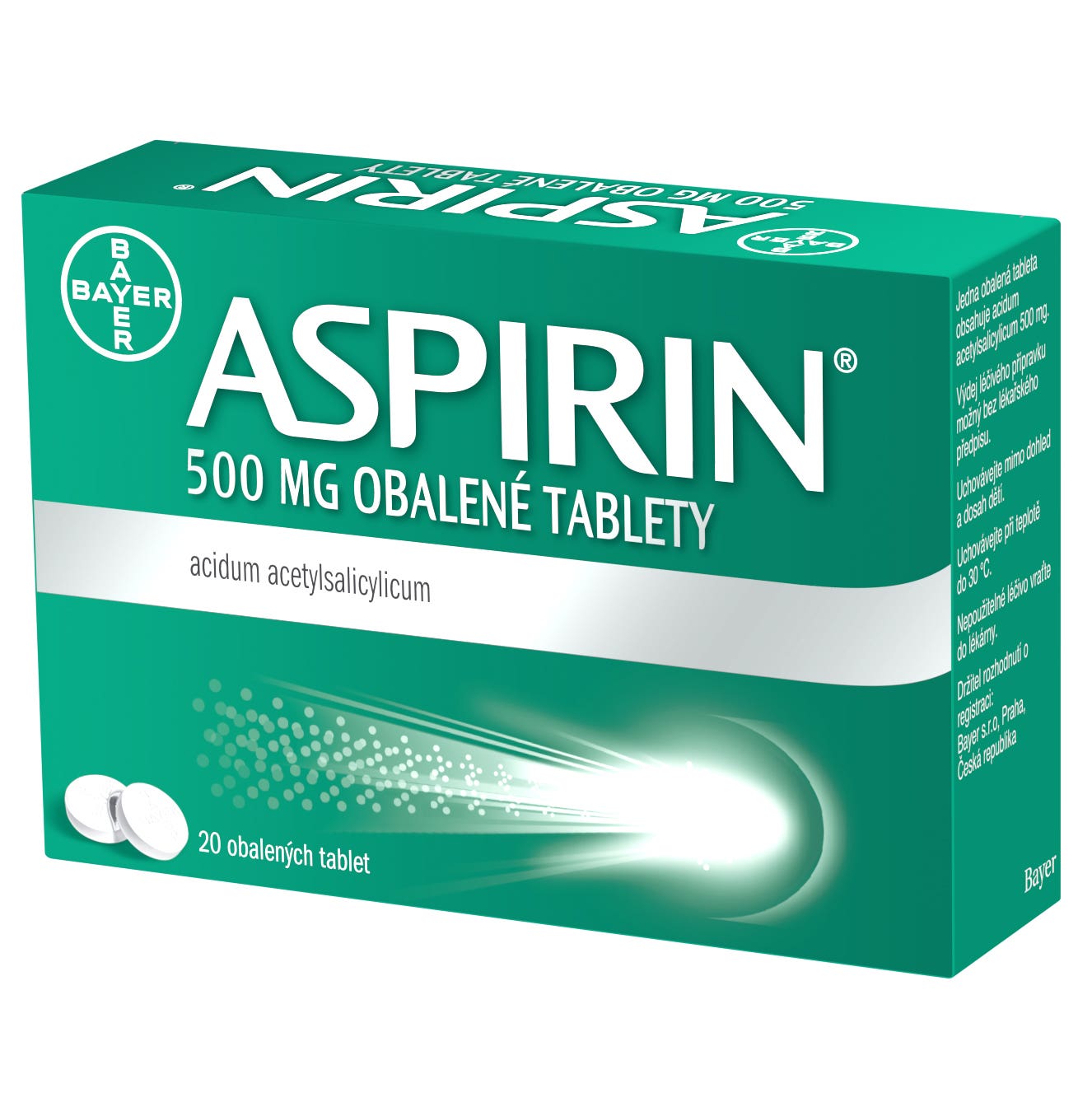 Aspirin 500mg 20 tablet
