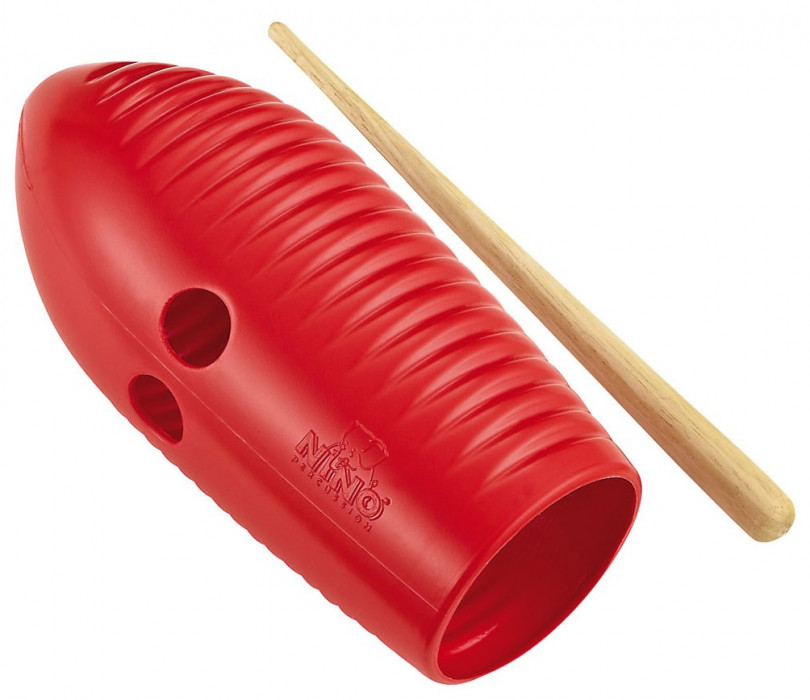NINO Percussion NINO581R Mini Güiro - Red