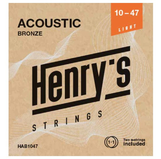 Henry’s HAB1047 Acoustic Bronze - 010“ - 047“