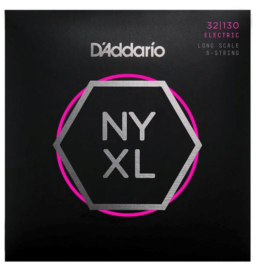 D'Addario NYXL Regular Light 6-String 32-130 Long Scale